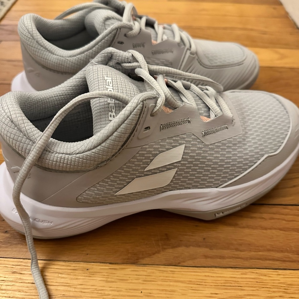 Gray Babolat Tennis Sneakers